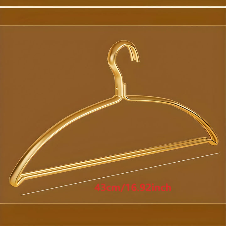 Goldene Aluminium-Kleiderbügel