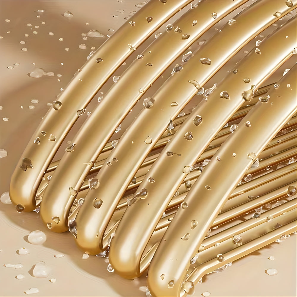 Goldene Aluminium-Kleiderbügel