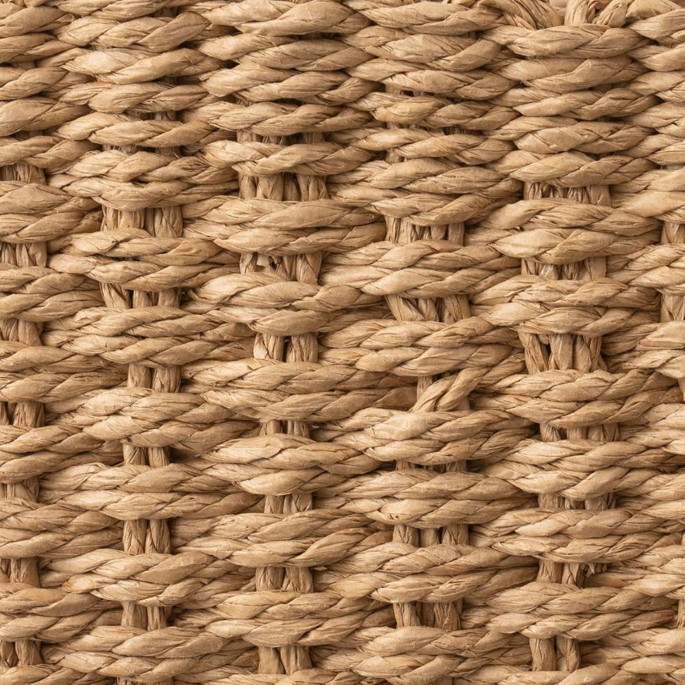 Aufbewahrungskorb aus geflochtenem Rattan mit Griffen