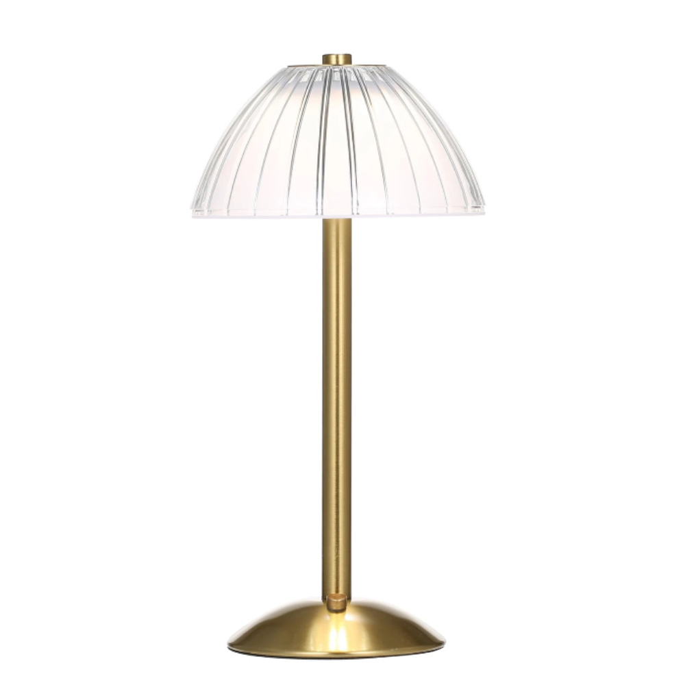 Éloria™ | Elegante LED-Design Tischlampe Gold