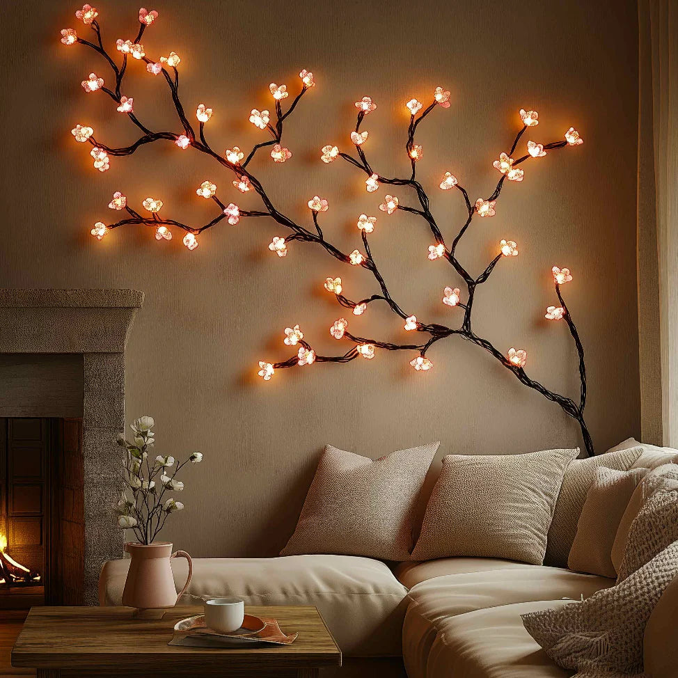 Blosséa™ | LED Kirschblüten-Lichterkette Kirschblüte