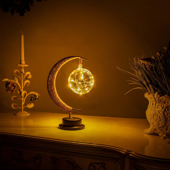 Lunéora™ | LED Mond-Tischlampe