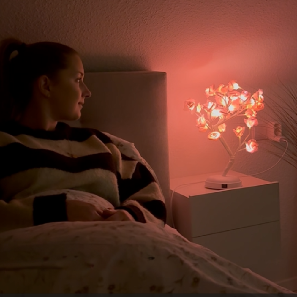 Roselune™ | LED Rosenbaum-Tischlampe