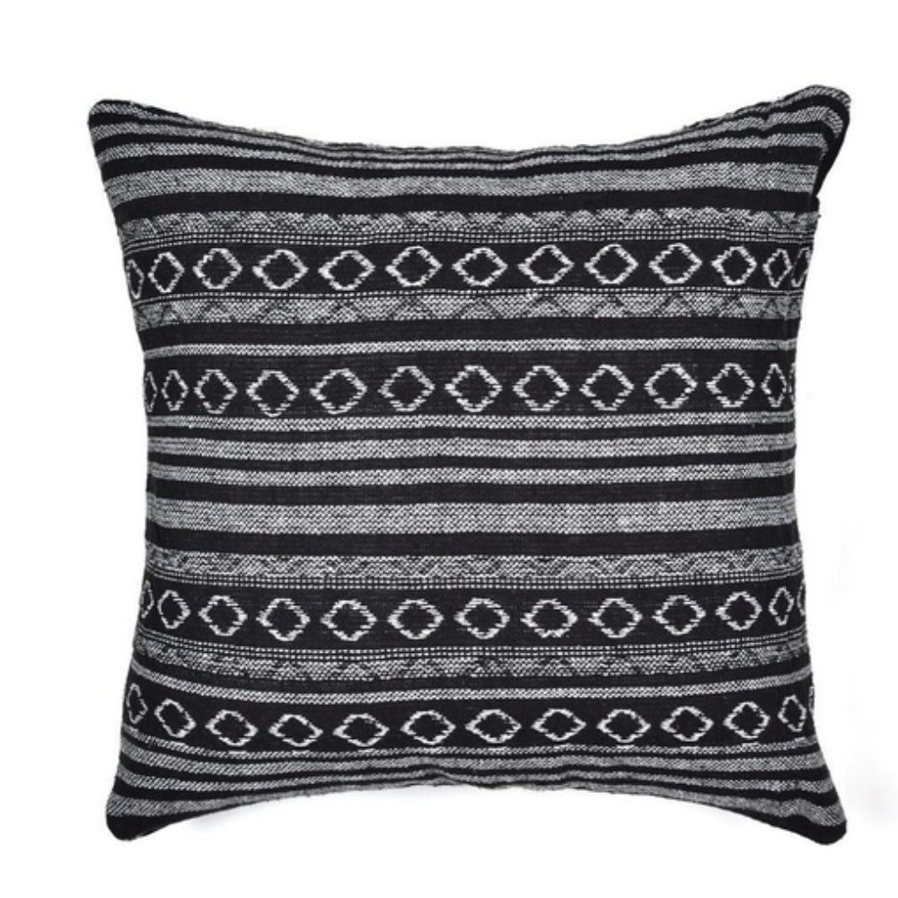 Geometrisch gewebte Boho-Kissenhülle 45 x 45 cm – Ansicht 08