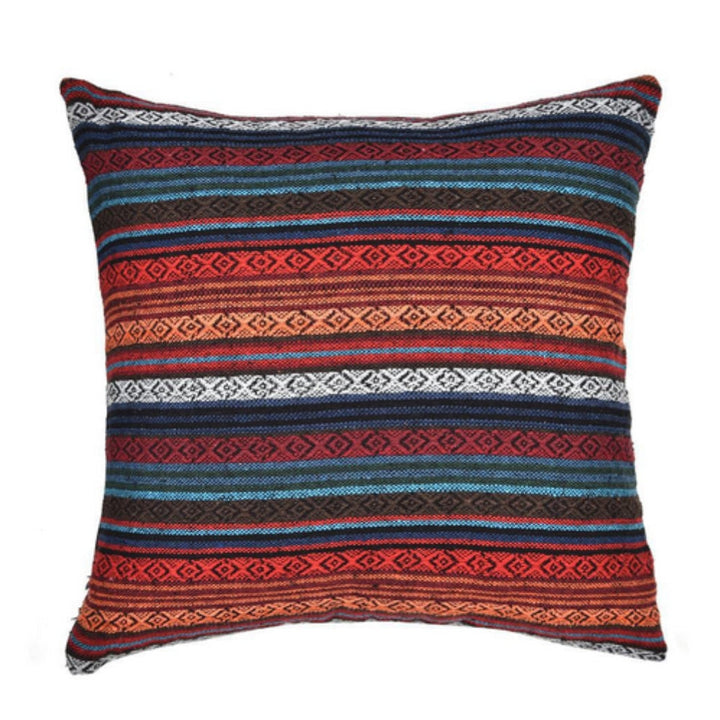 Geometrisch gewebte Boho-Kissenhülle 45 x 45 cm – Ansicht 03