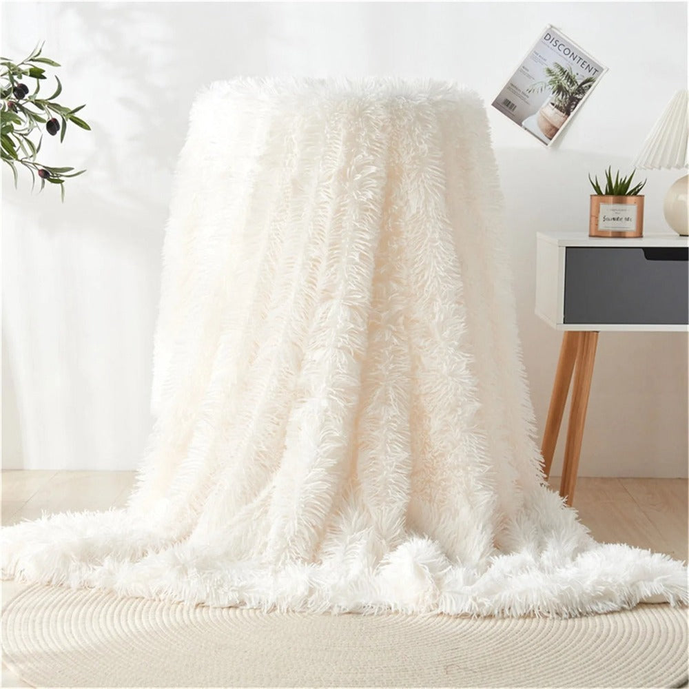 Kuscheldecke aus weichem Kunstfell