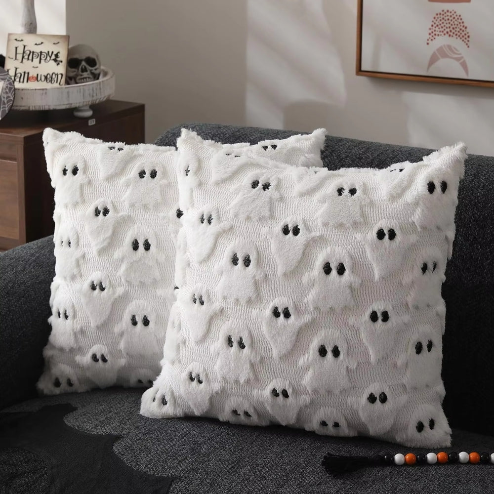 Kissenhülle Halloween mit Kürbismotiv