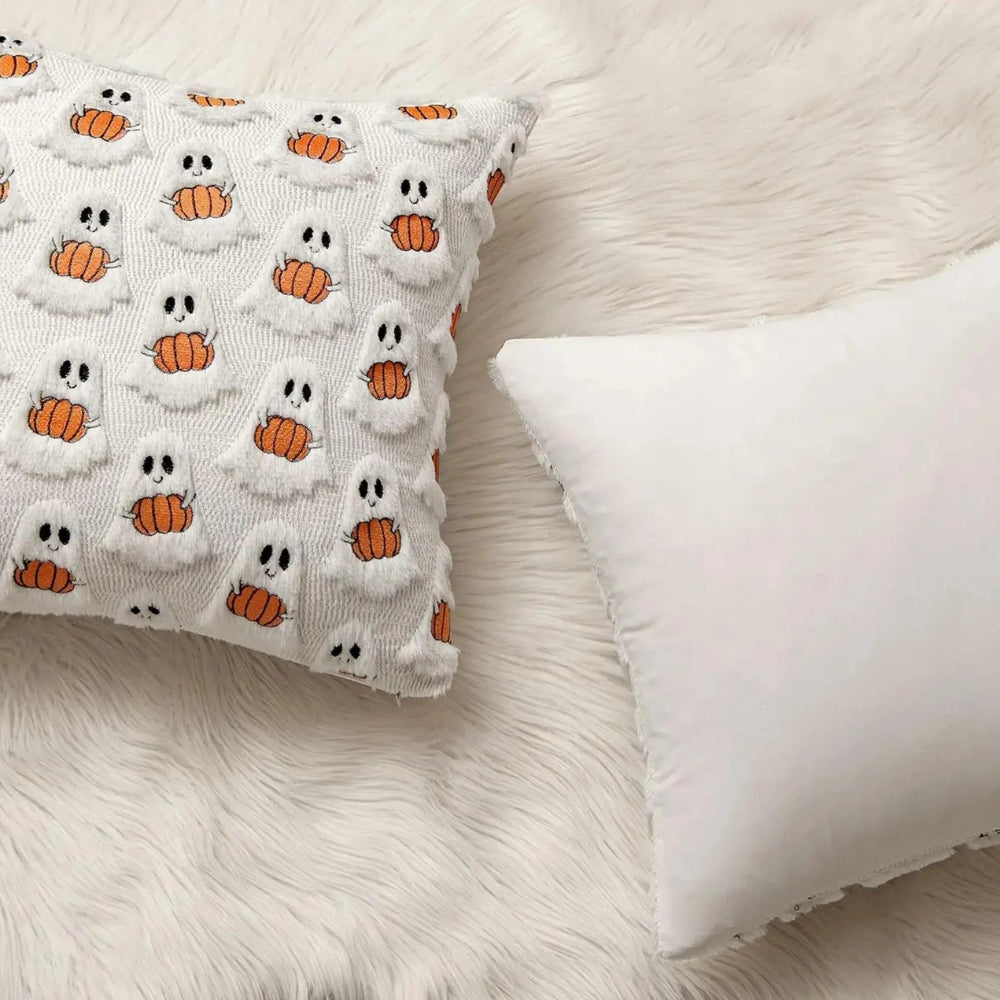 Kissenhülle Halloween mit Kürbismotiv