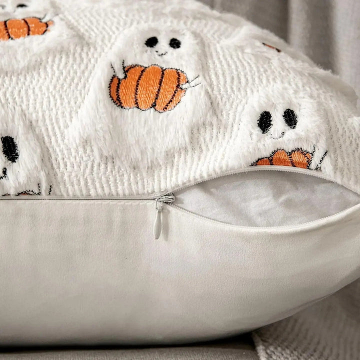 Kissenhülle Halloween mit Kürbismotiv