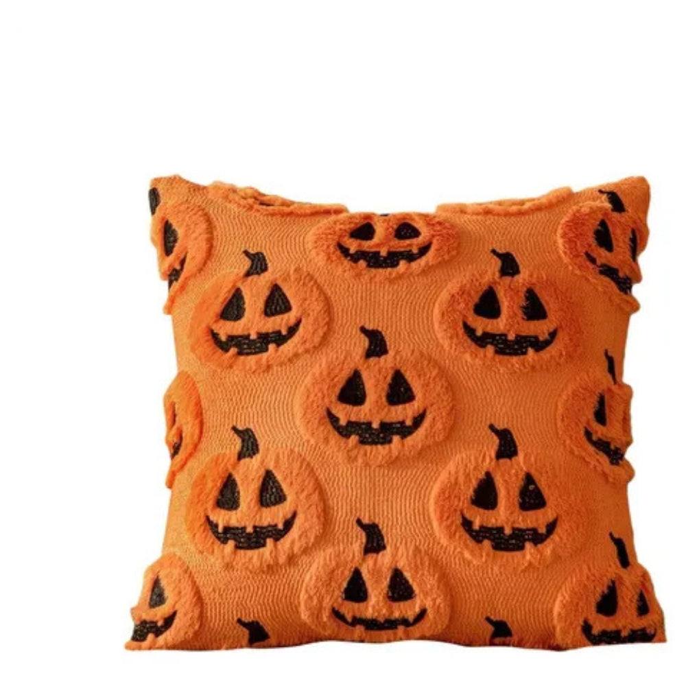 Kissenhülle Halloween mit Kürbismotiv