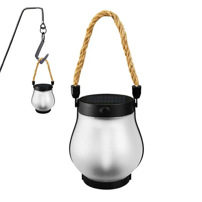 Flamara™ | Solar-Gartenlaterne mit Flammenlicht