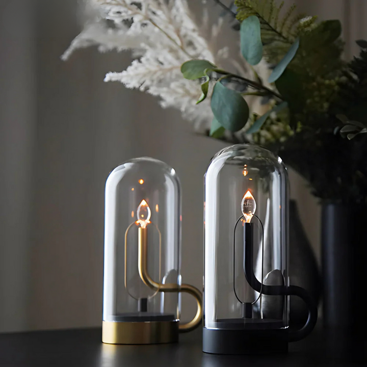 Glasévia™ | Moderne LED-Glas Tischlampe