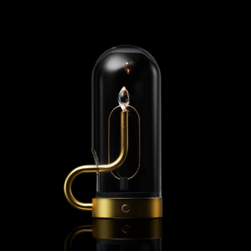 Glasévia™ | Moderne LED-Glas Tischlampe