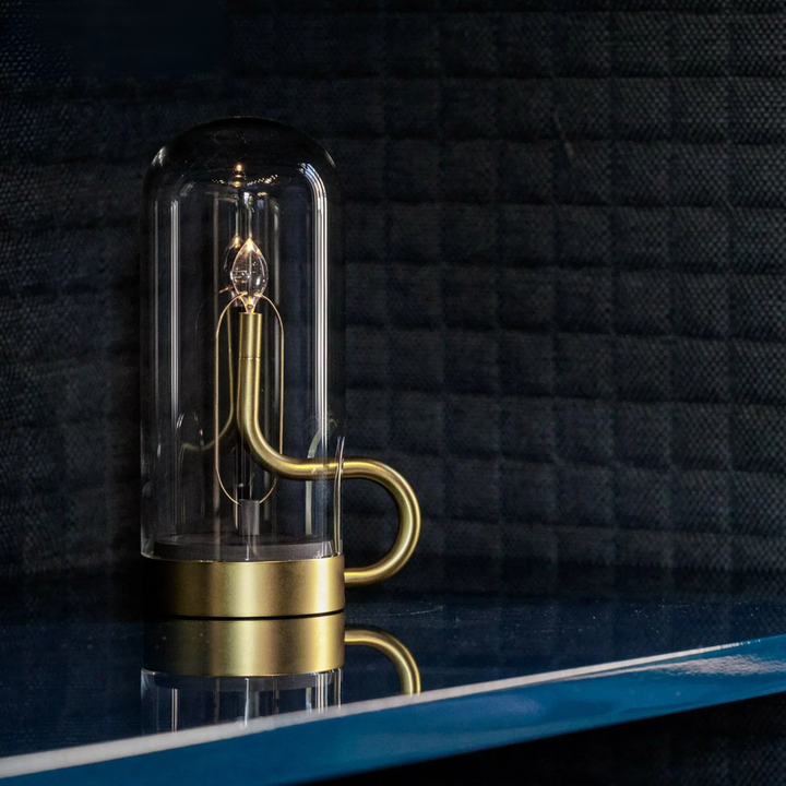 Glasévia™ | Moderne LED-Glas Tischlampe