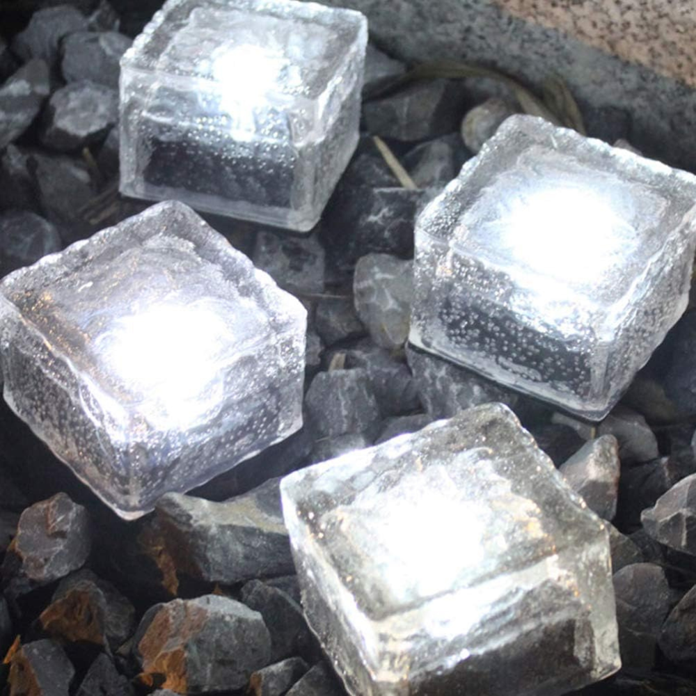 Blocklume™ | LED Glasbaustein-Bodenleuchte