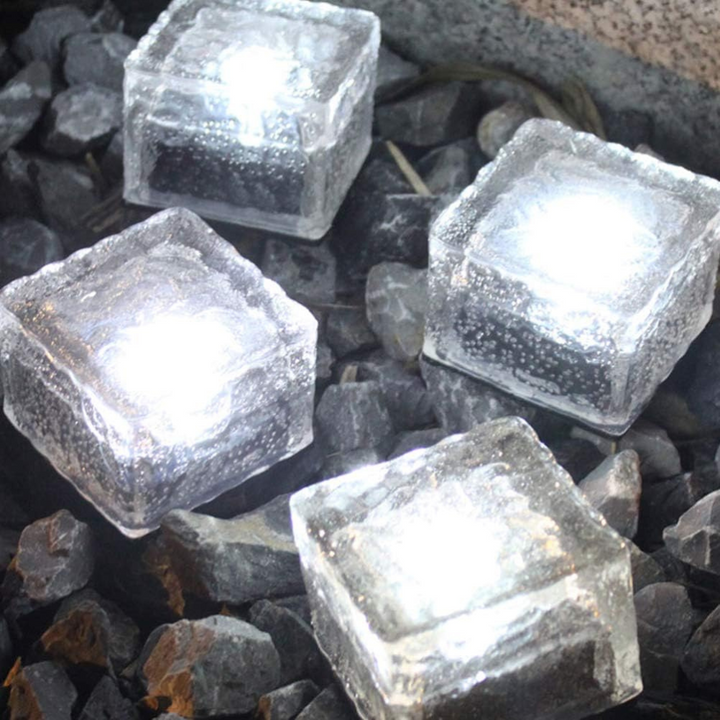 Blocklume™ | LED Glasbaustein-Bodenleuchte