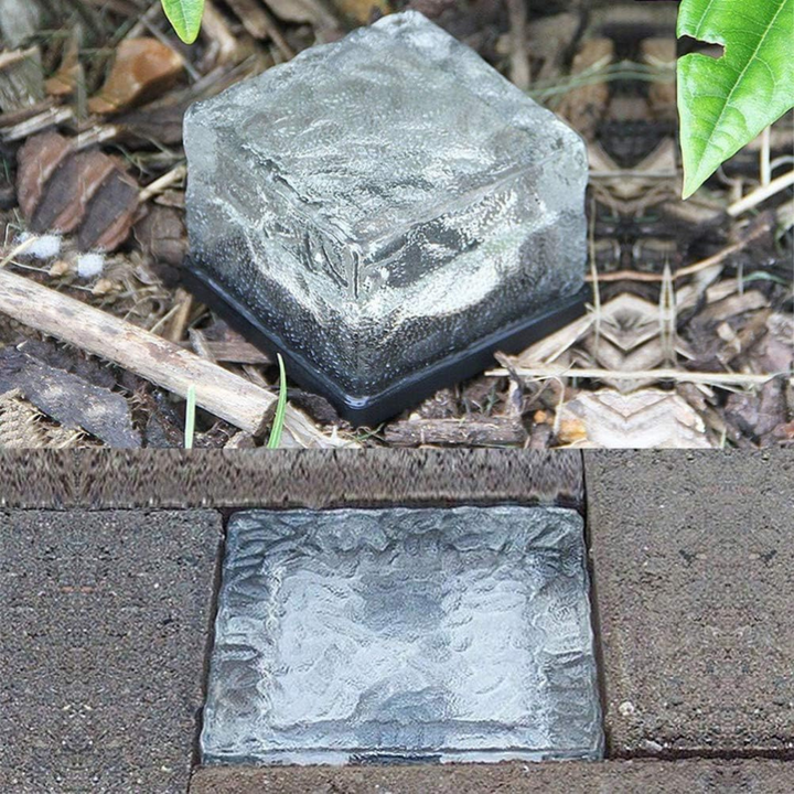 Blocklume™ | LED Glasbaustein-Bodenleuchte