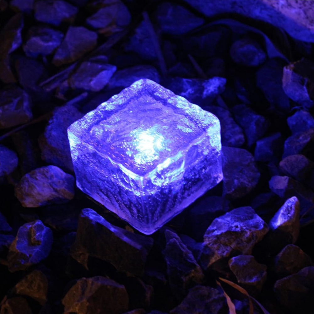 Blocklume™ | LED Glasbaustein-Bodenleuchte