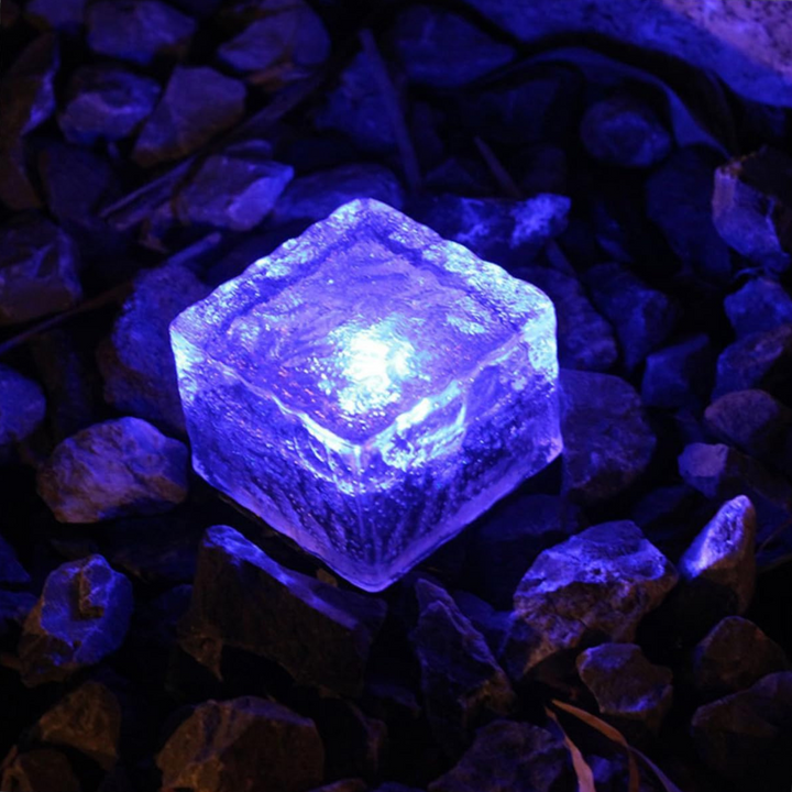 Blocklume™ | LED Glasbaustein-Bodenleuchte