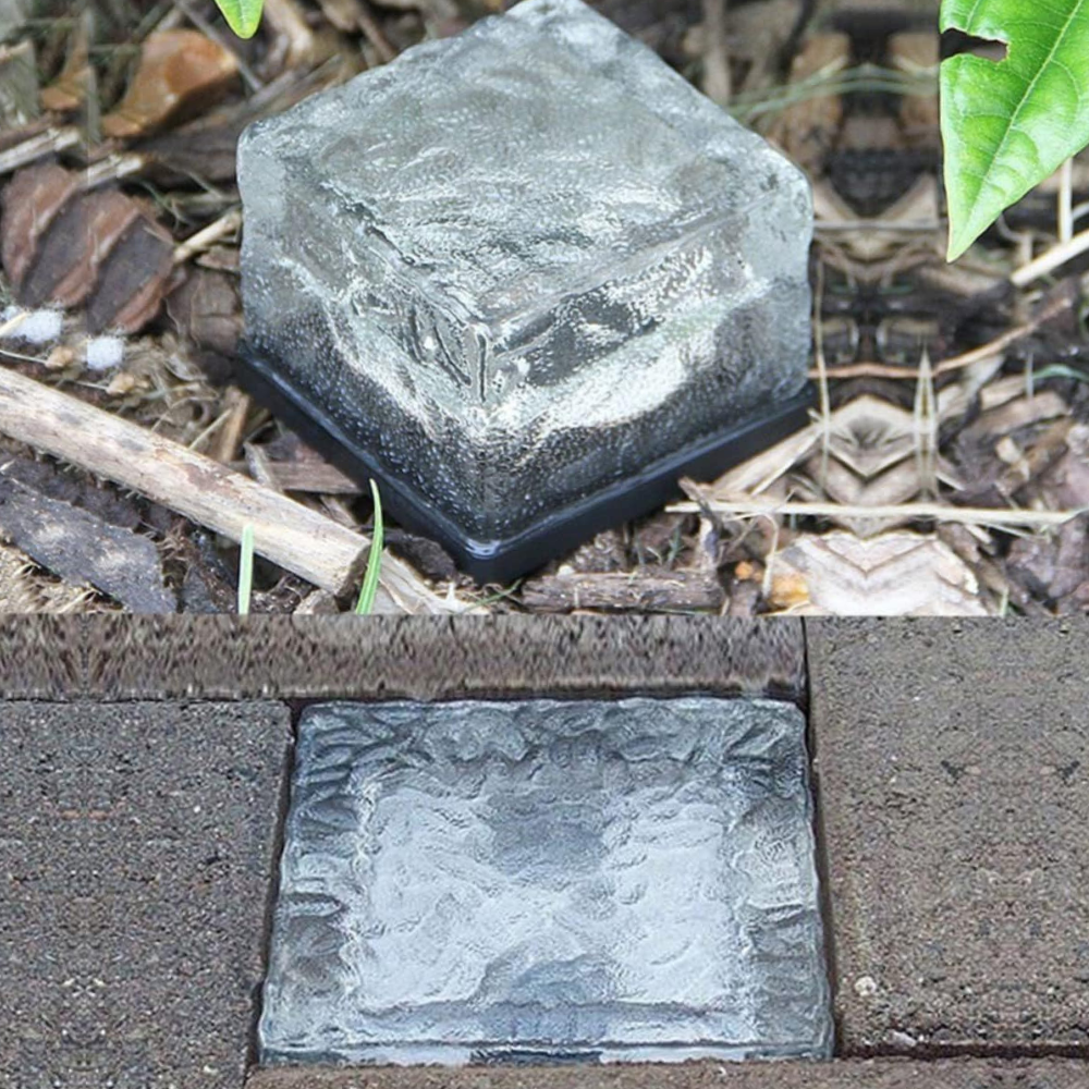 Blocklume™ | LED Glasbaustein-Bodenleuchte