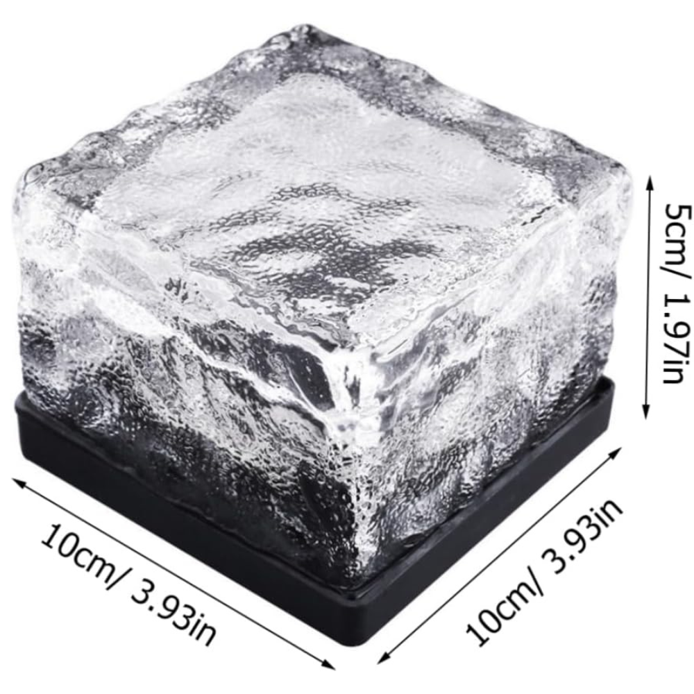 FrostaGlow™ | Eisglas Gartenleuchte