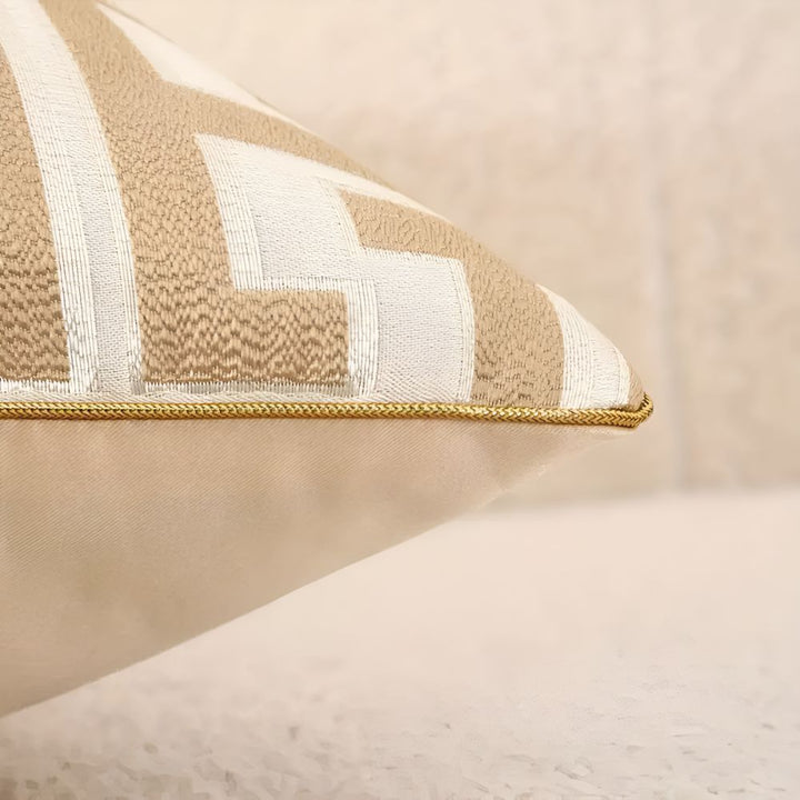 Geometrische Jacquard-Kissenhülle 45 x 45 cm – Ansicht 04