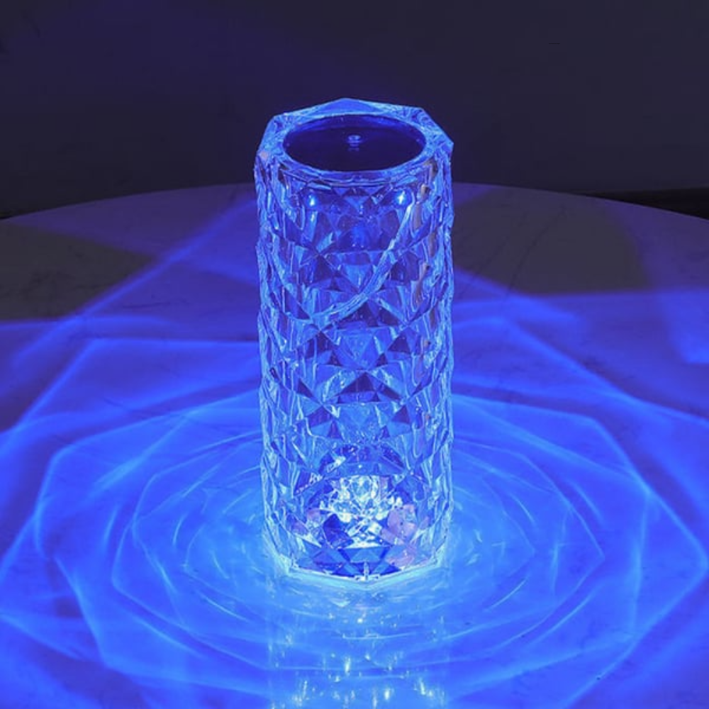 Crystaléa™ | Wiederaufladbare Kristall-LED Tischlampe