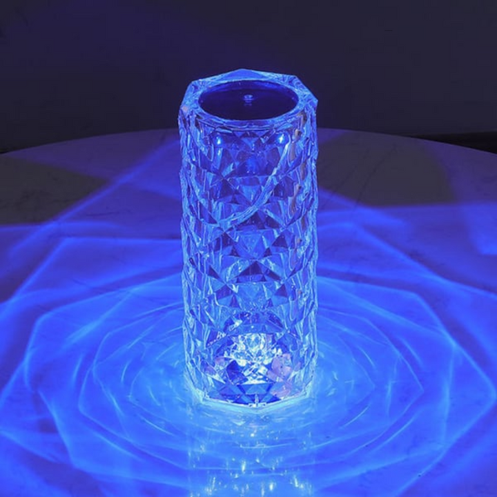 Crystaléa™ | Wiederaufladbare Kristall-LED Tischlampe