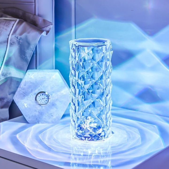 Crystaléa™ | Wiederaufladbare Kristall-LED Tischlampe