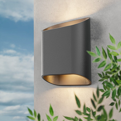 LED Up & Down Wandleuchte Schwarz – Moderne Innenbeleuchtung für Wohnzimmer, Flur & Schlafzimmer