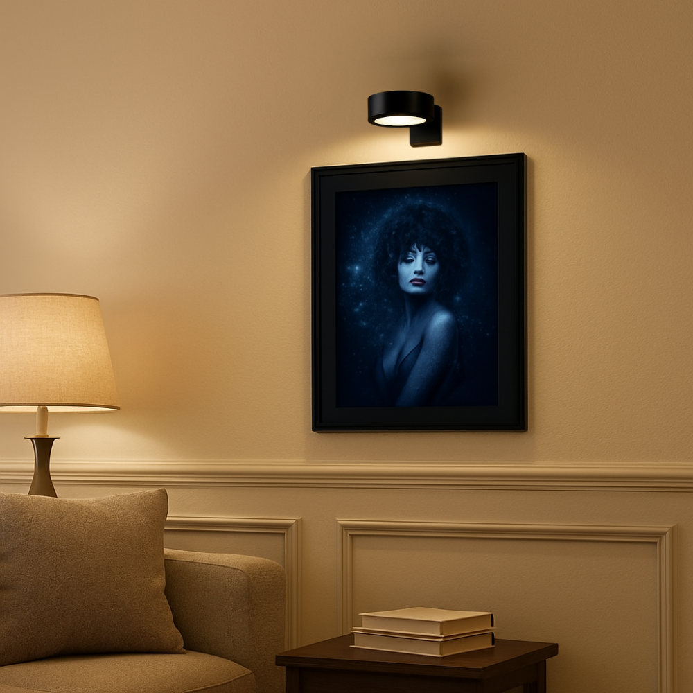 Chromalux™ | RGB LED-Design Wandleuchte Schwarz