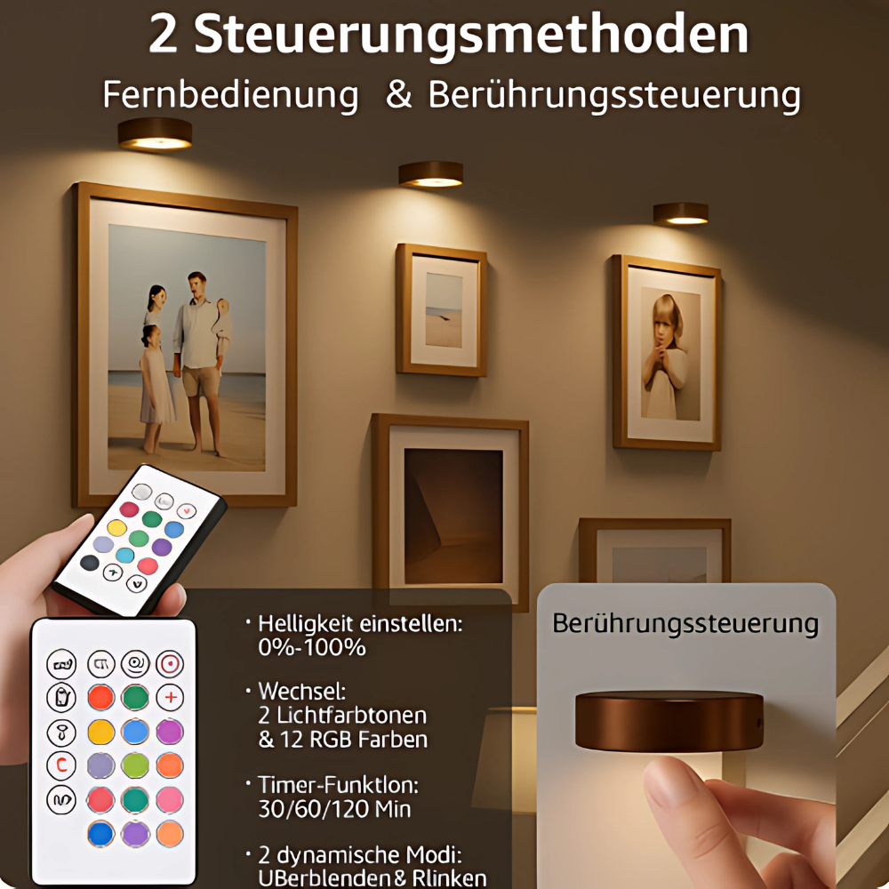 Chromalux™ | RGB LED-Design Wandleuchte