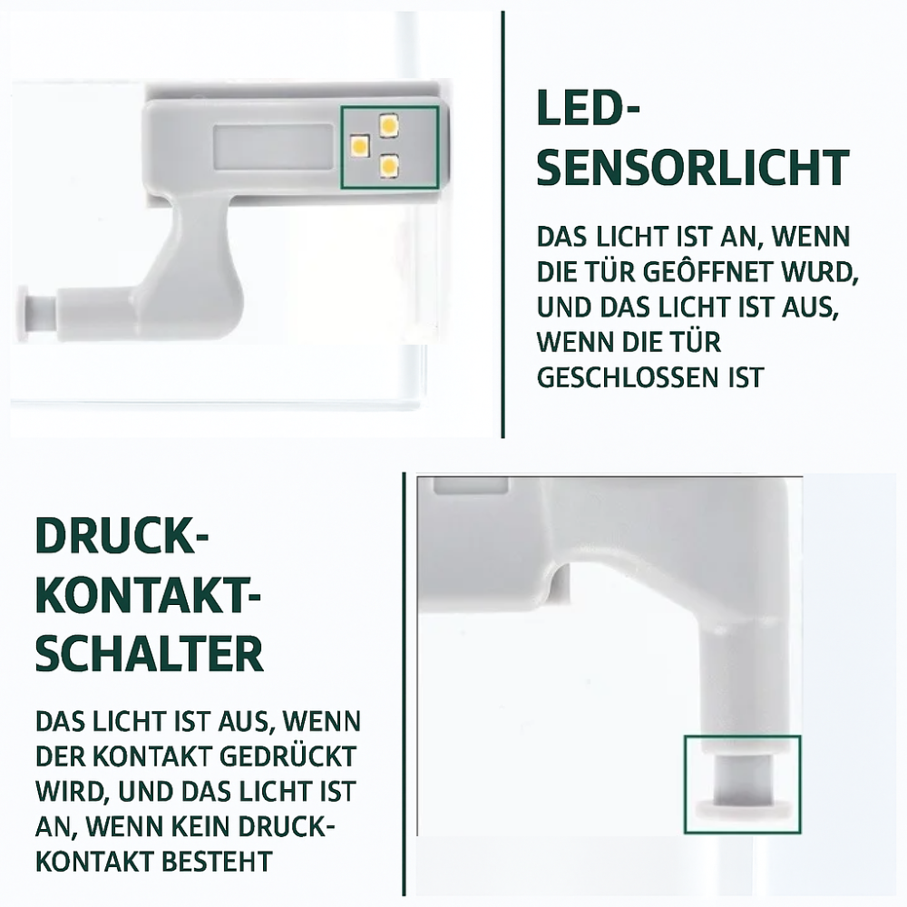 CabinLite™ | Intelligente Schrankbeleuchtung mit Sensor