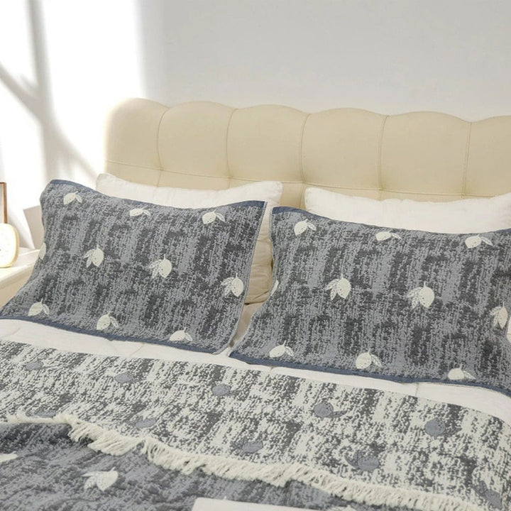 Boho-Decke aus gewebter Baumwolle