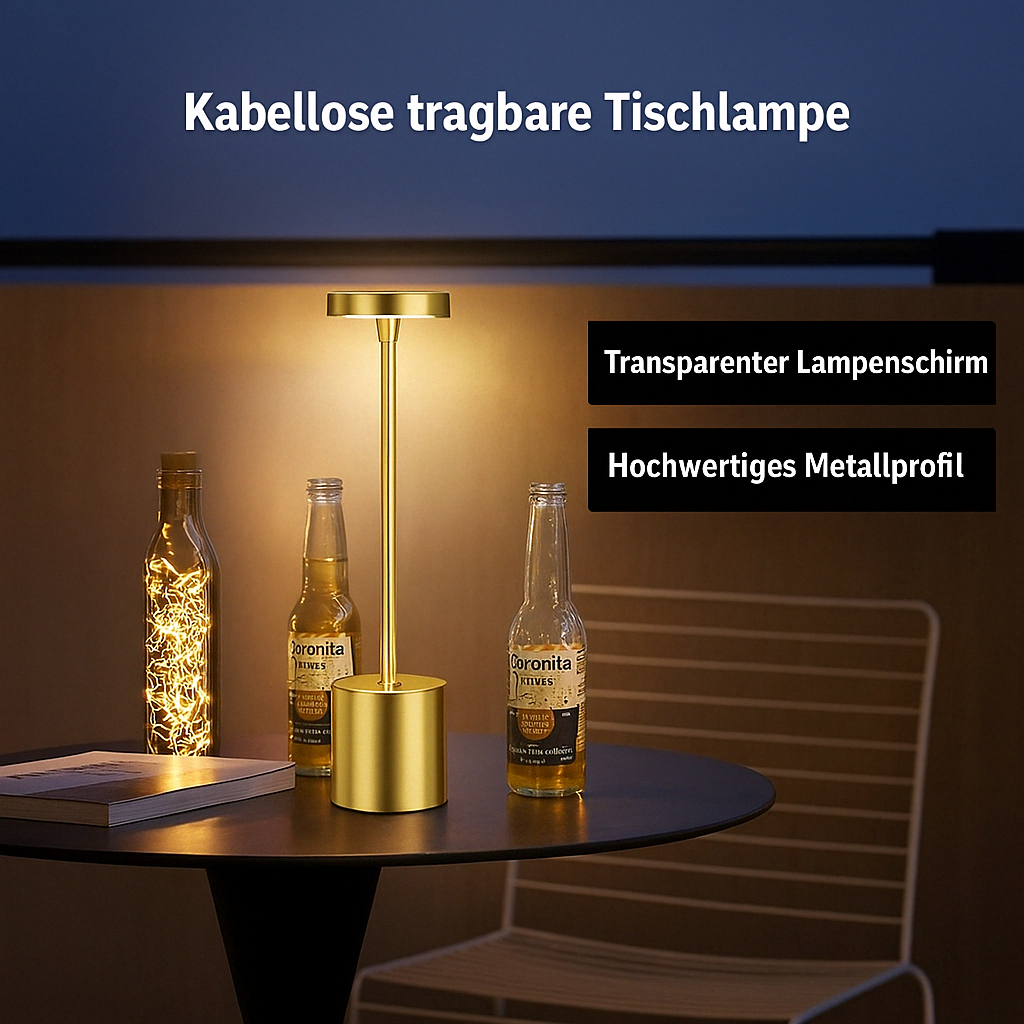 Lunovix™ | Kabellose LED-Design Tischlampe
