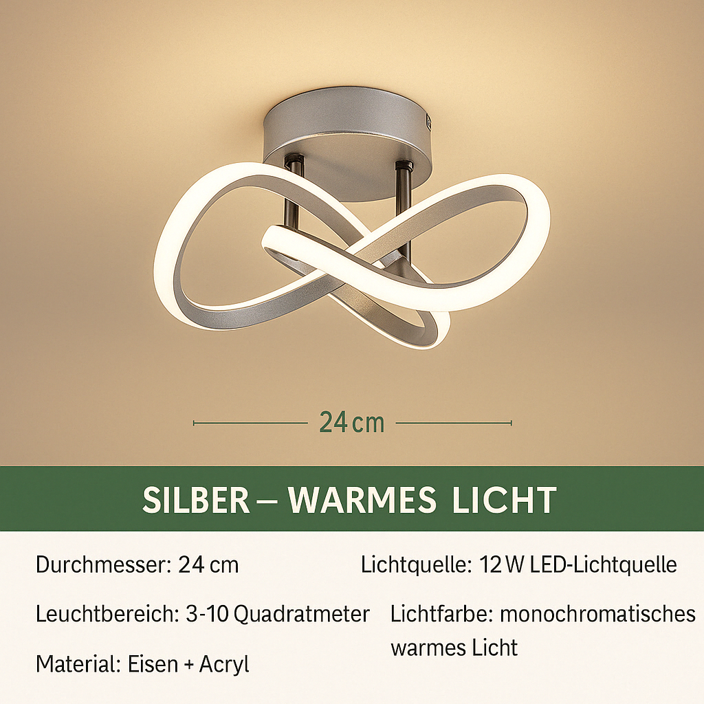 Lunévia™ | Moderne LED-Design Deckenleuchte