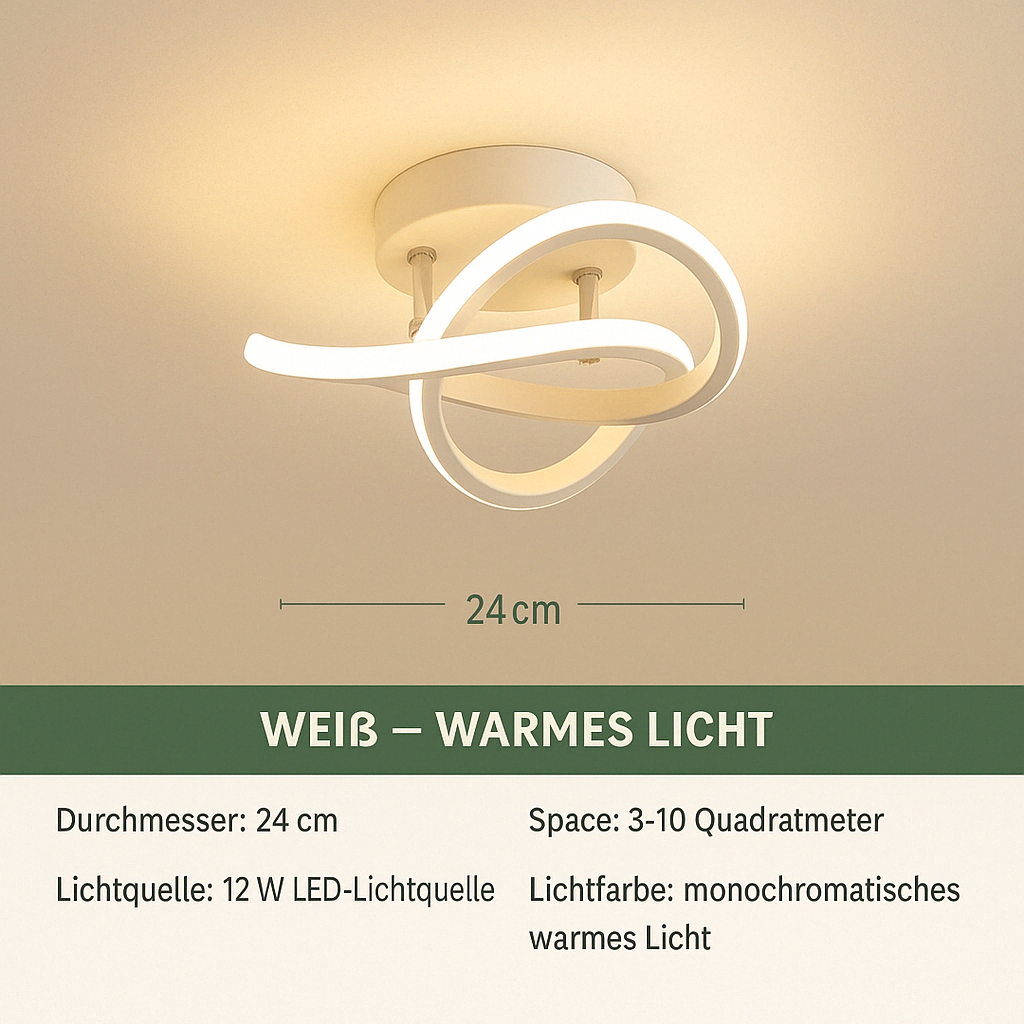 Lunévia™ | Moderne LED-Design Deckenleuchte