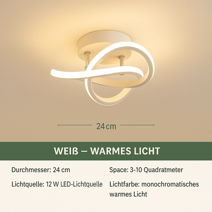 Lunévia™ | Moderne LED-Design Deckenleuchte