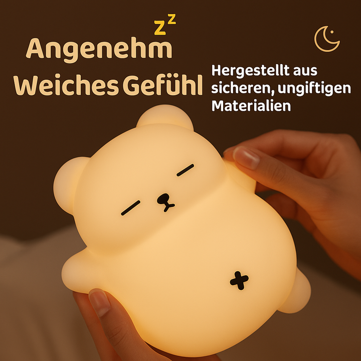 Dreambär™ | Atmende Einschlafhilfe mit Nachtlicht