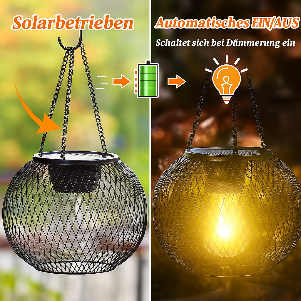 Solunara™ | LED Solar-Gartenlaterne