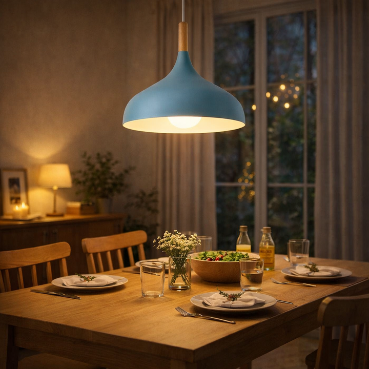Nordéline™ | Skandinavische Design-Pendelleuchte Blau