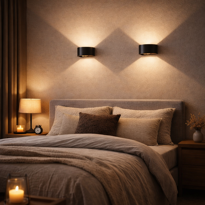 Sensivéa™ | Kabellose LED-Sensorwandleuchte Schwarz