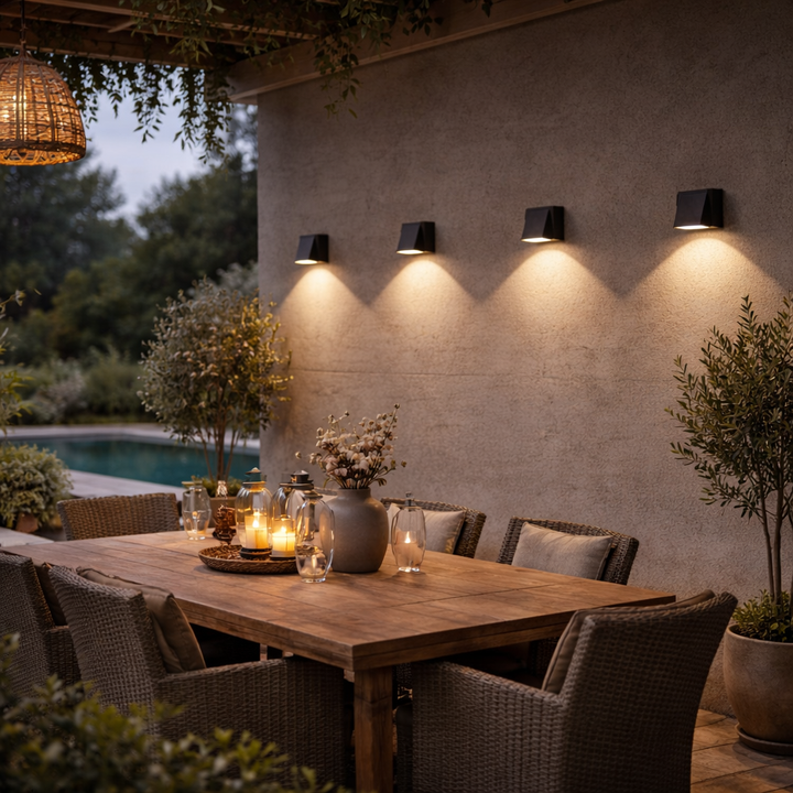 Aqualumé™ | LED Außen-Wandleuchte Kaltes Licht
