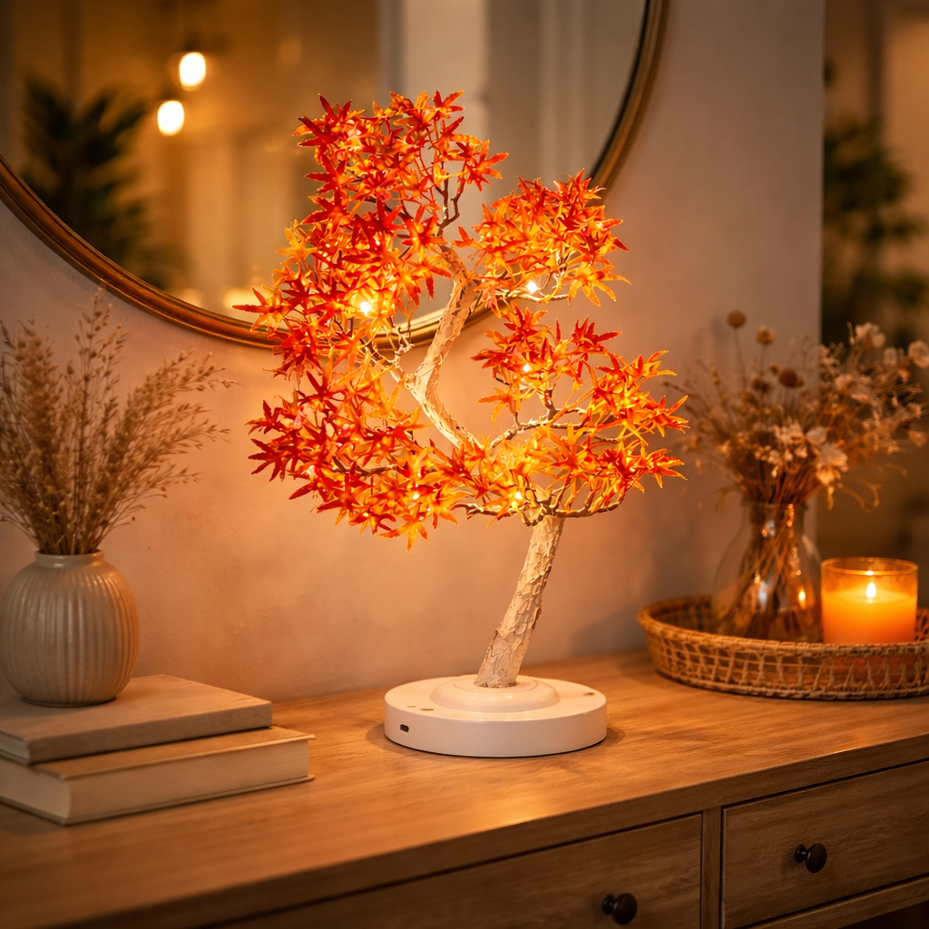 Mapelune™ | LED Ahornbaum-Tischlampe