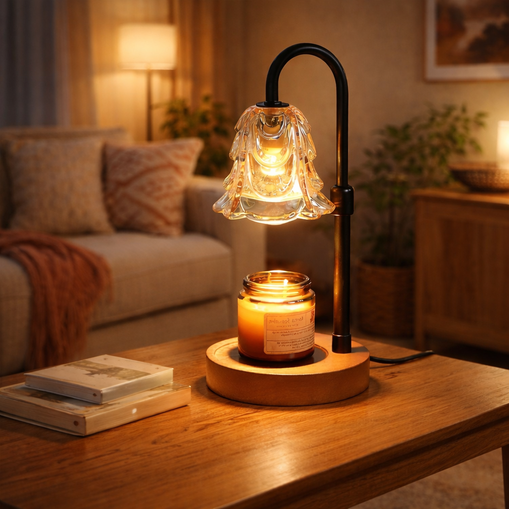Candelumé™ | Vintage Kerzenwärmer Lampe Braun