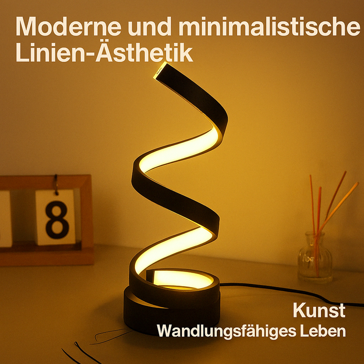 Spiréa™ | Moderne Spiral-LED Tischlampe