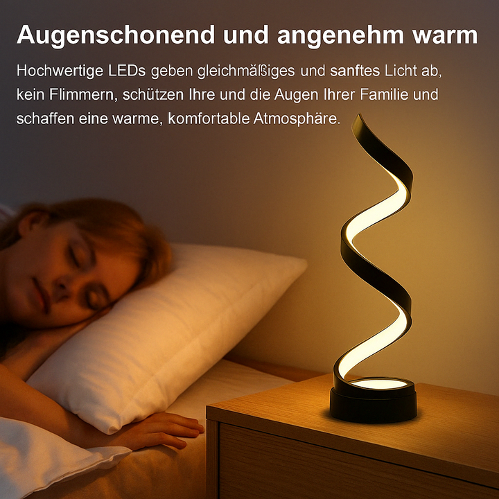 Spiréa™ | Moderne Spiral-LED Tischlampe