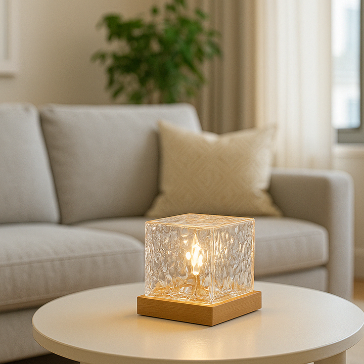 Glowéa™ | LED Glas-Design Tischlampe