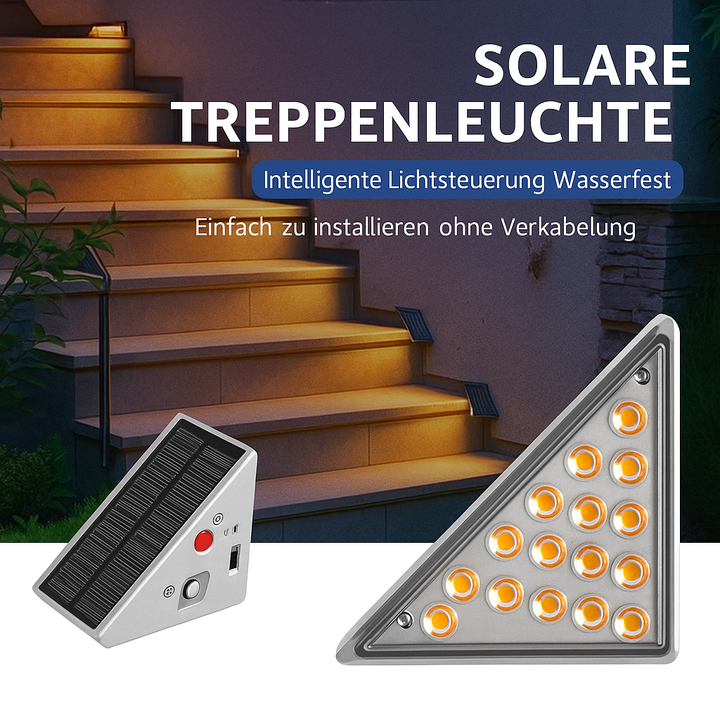 Stepalux™ | LED Solar-Treppenleuchte