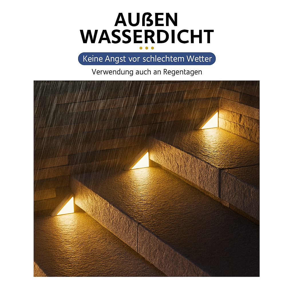 Stepalux™ | LED Solar-Treppenleuchte